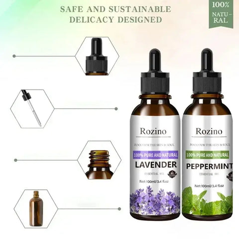 Natural Lavender Essential Oil for Stress Relief – 100ml