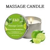 E&D Massage Scented Oil Candle