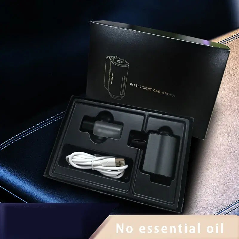 Stylish car aroma diffuser with essential oil scent
