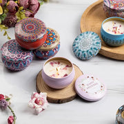 Retro Flowers Natural Scented Candles Scented Dried Flower