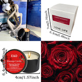 E&D Massage Scented Oil Candle