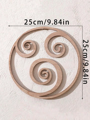 Rustic wooden wall hanging decoration
