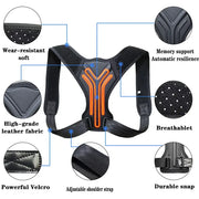 Unisex back straightener for upper spine support