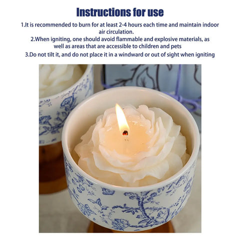 Aromatic candle with wooden wick in clear jar