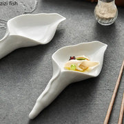 Elegant ceramic dinner plate featuring flower pattern