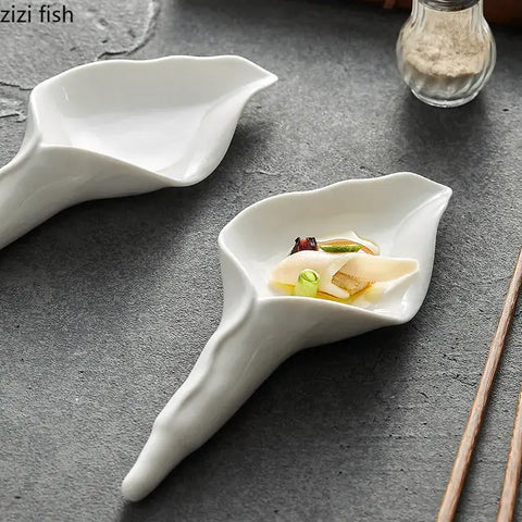 Elegant ceramic dinner plate featuring flower pattern