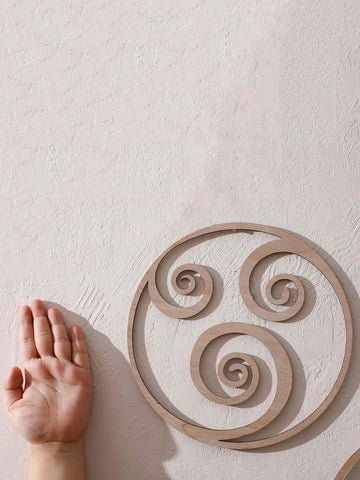 Rustic wooden wall hanging decoration