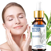 Essential Tea Tree oil bottle for massage, relaxation, and care