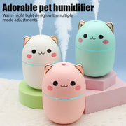 Mini cute air humidifier with essential oil diffuser
