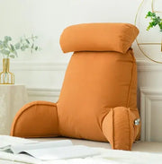 Reading pillow with large back support