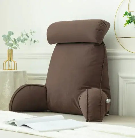 Reading pillow with large back support