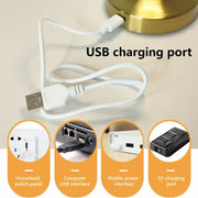 LED Table Light Metal Touch Desktop Decorative Lamp