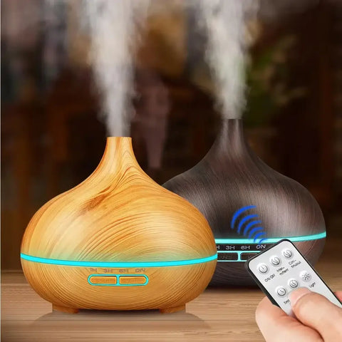 Portable essential oil diffuser and air humidifier