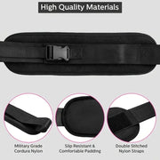 Weighted waist trainer belt for strength training
