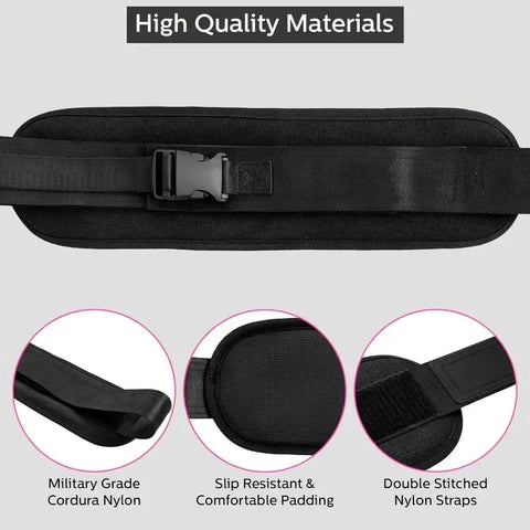 Weighted waist trainer belt for strength training