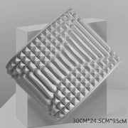 Back stretcher pillow for lumbar and neck support