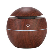 Electric humidifier with wood finish