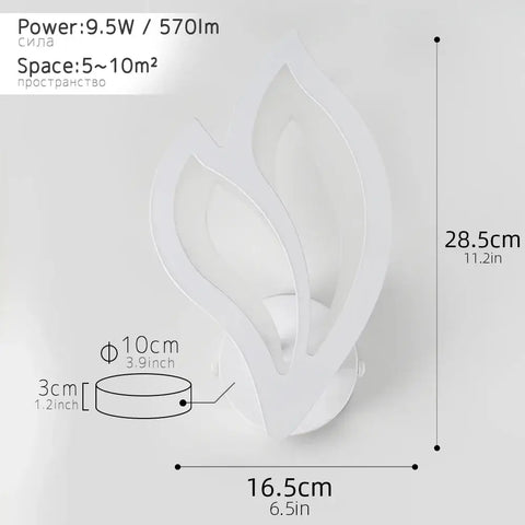 LED wall lamp indoor lighting living room study