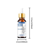 Essential Tea Tree oil bottle for massage, relaxation, and care