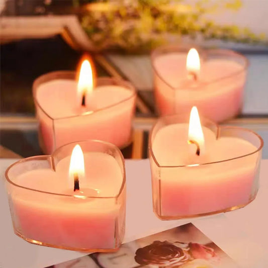 Heart-Shaped Scented Candles