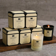 Romantic air fragrance candle in decorative jar