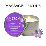 E&D Massage Scented Oil Candle