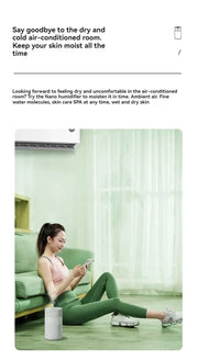 260ml ultrasonic automatic humidifier, portable and easy to carry for travel