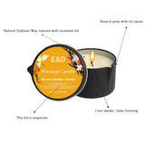 E&D Massage Scented Oil Candle