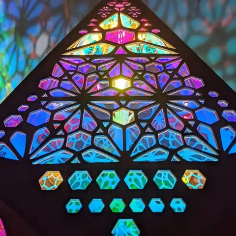 Bohemian LED Table Lamp Star Lamp Multicolour 3D Geometric