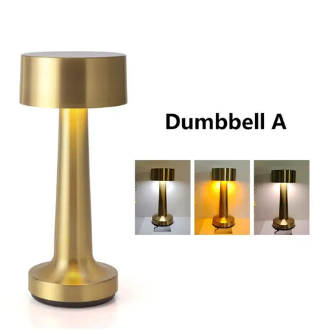 LED Table Light Metal Touch Desktop Decorative Lamp