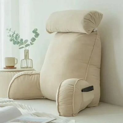 Reading pillow with large back support