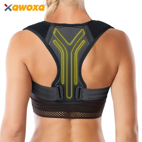 Unisex back straightener for upper spine support