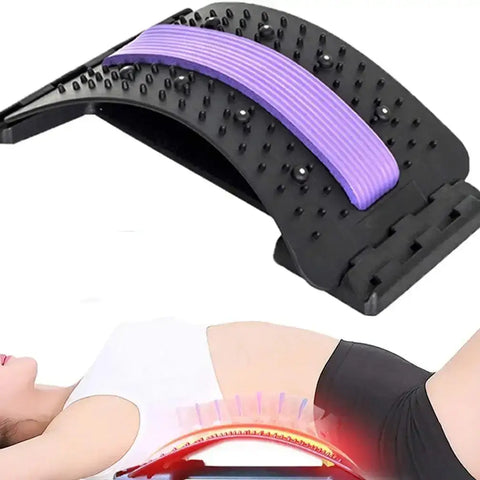 Portable back stretcher for spine alignment therapy