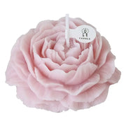 Homemade peony fragrance candle with elegant design