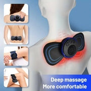 neck massager with 8 massage modes and rechargeable battery