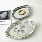 Hand-painted European ceramic decorative plate with traditional patterns