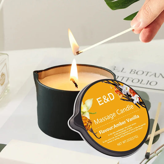 E&D Massage Scented Oil Candle