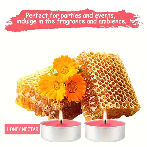 Honey Tealight Candles® with natural beeswax scent