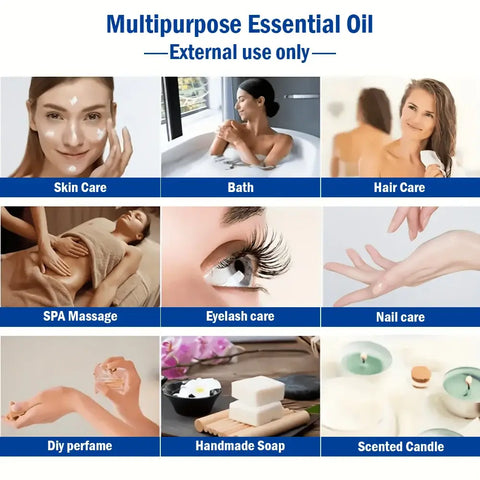 Essential Tea Tree oil bottle for massage, relaxation, and care