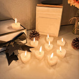 Heart-Shaped Scented Candles