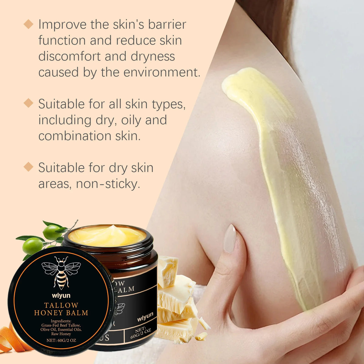 Tallow Honey Balm