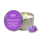 E&D Massage Scented Oil Candle