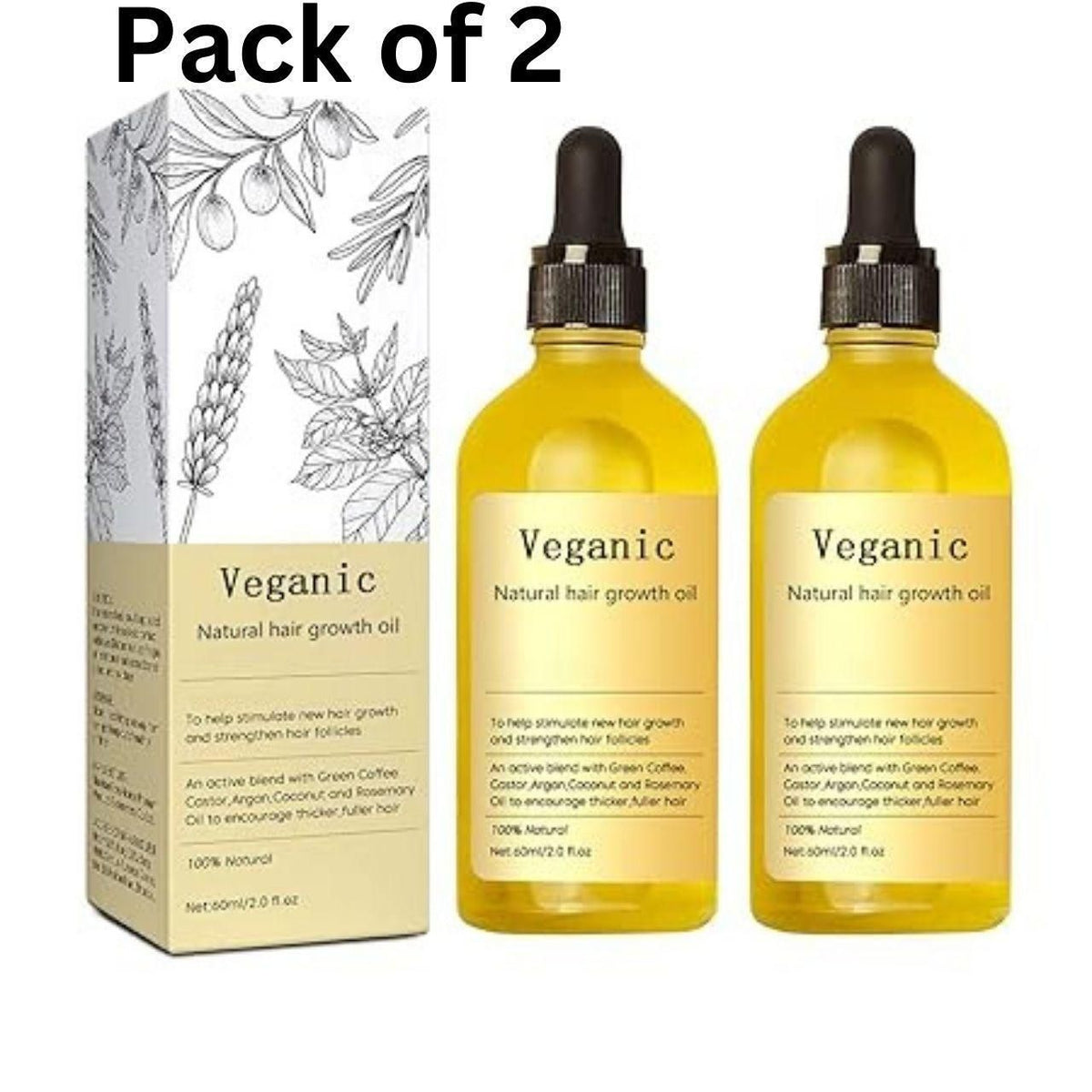 Veganic Natural Hair Growth & Scalp Oil