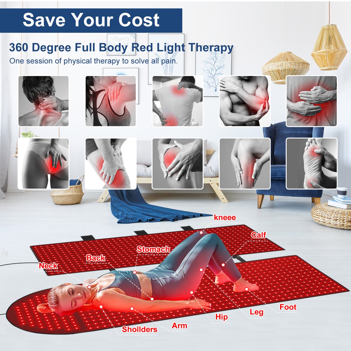 Red Light Heat Therapy Pad