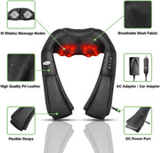 Compact Shiatsu Back Massager for home therapy